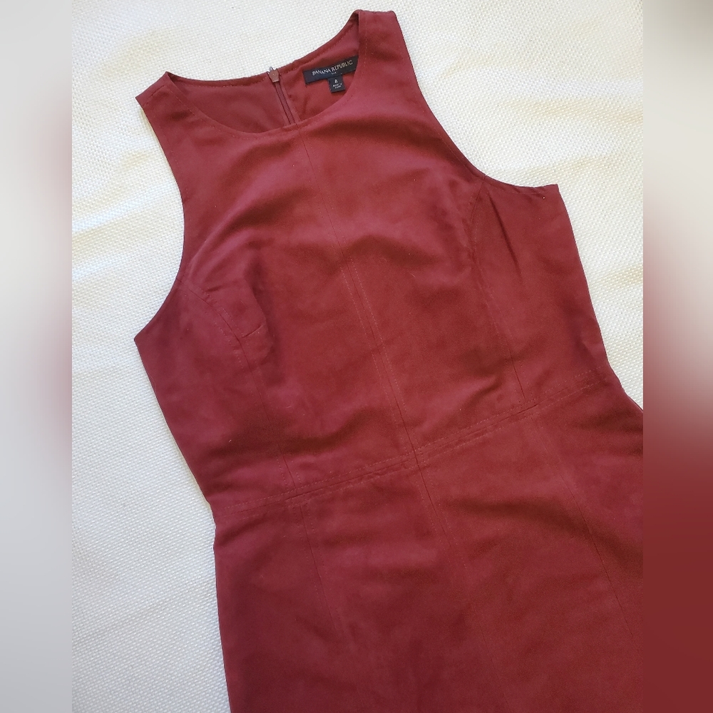 Faux suede banana republic bodycon dress